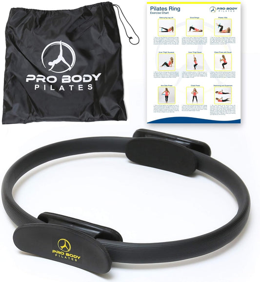 Fitness Circle – 14 Inch Pilates Ring for Focusing on Toning Inner Thighs, Arms, and Core