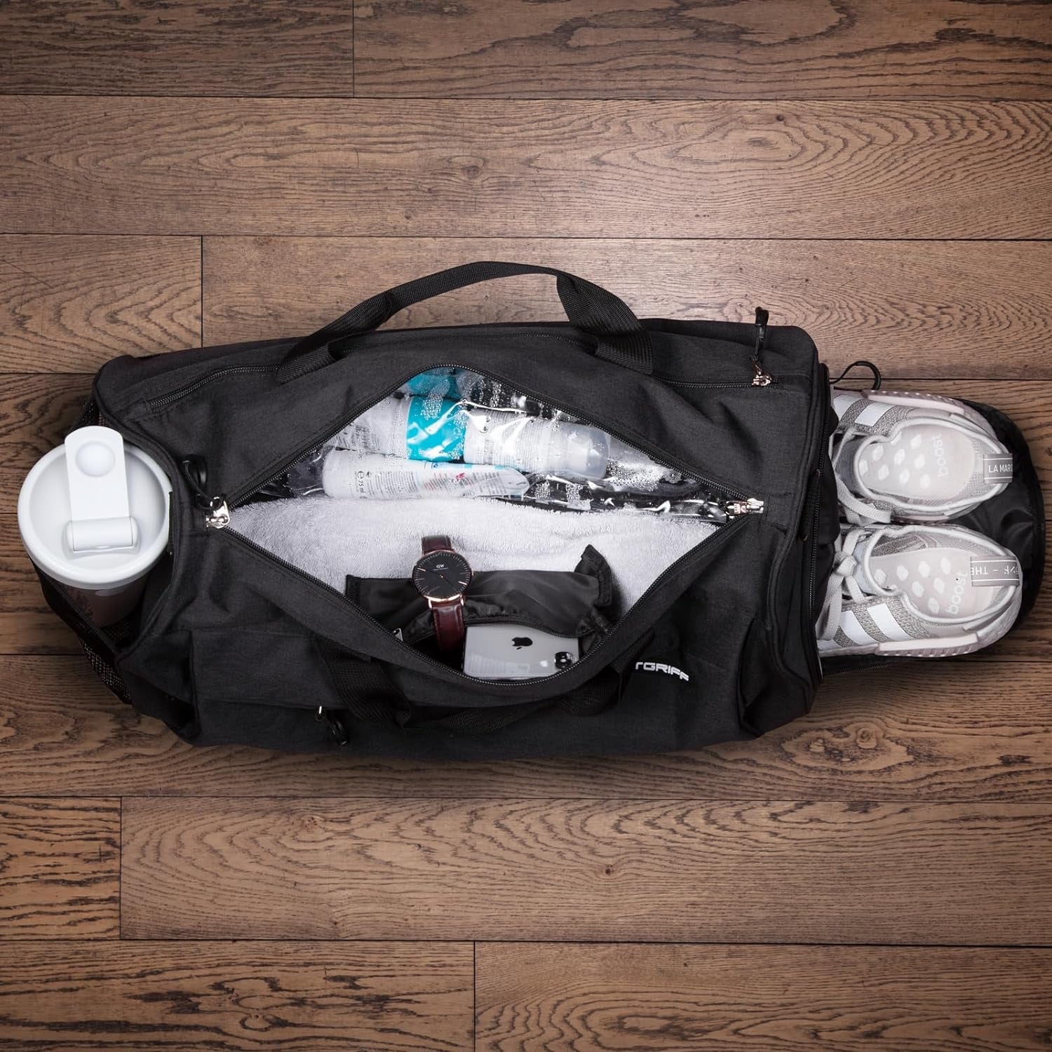 ® Gym Bag for Men & Women with Shoe & Wet Compartment - Duffle Bag for Travel, Sports, Fitness & Workout