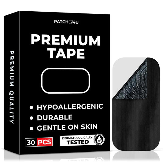 Premium Tape (30 Pack) - Pain Free Removal, Hypoallergenic, Latex Free & Gentle on Skin - Skin Friendly Adhesive Cotton Tape